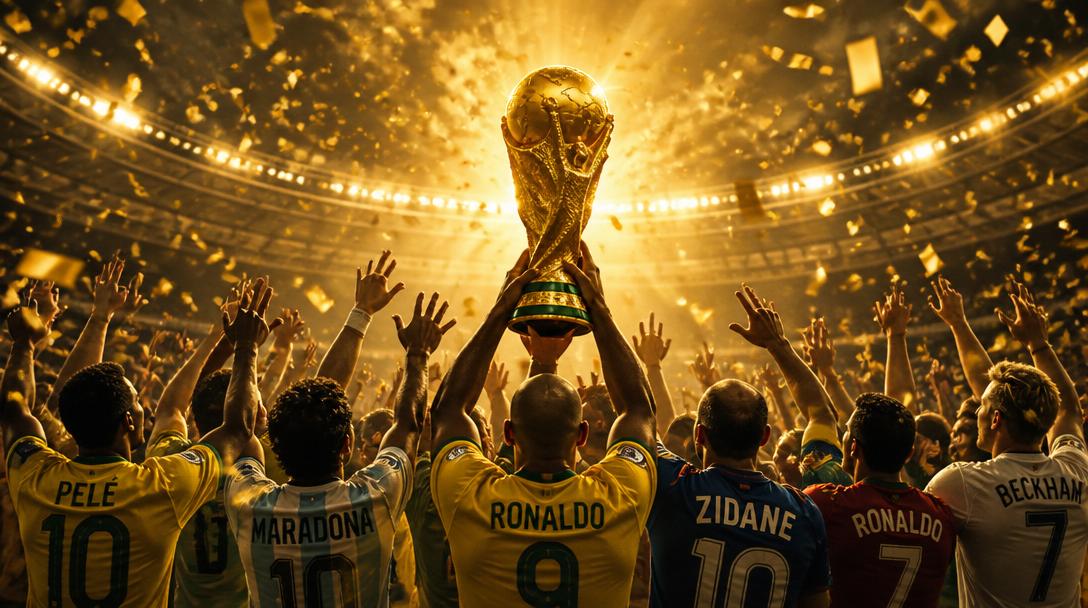 Flest VM-guld i fotboll – lag och spelare genom tiderna